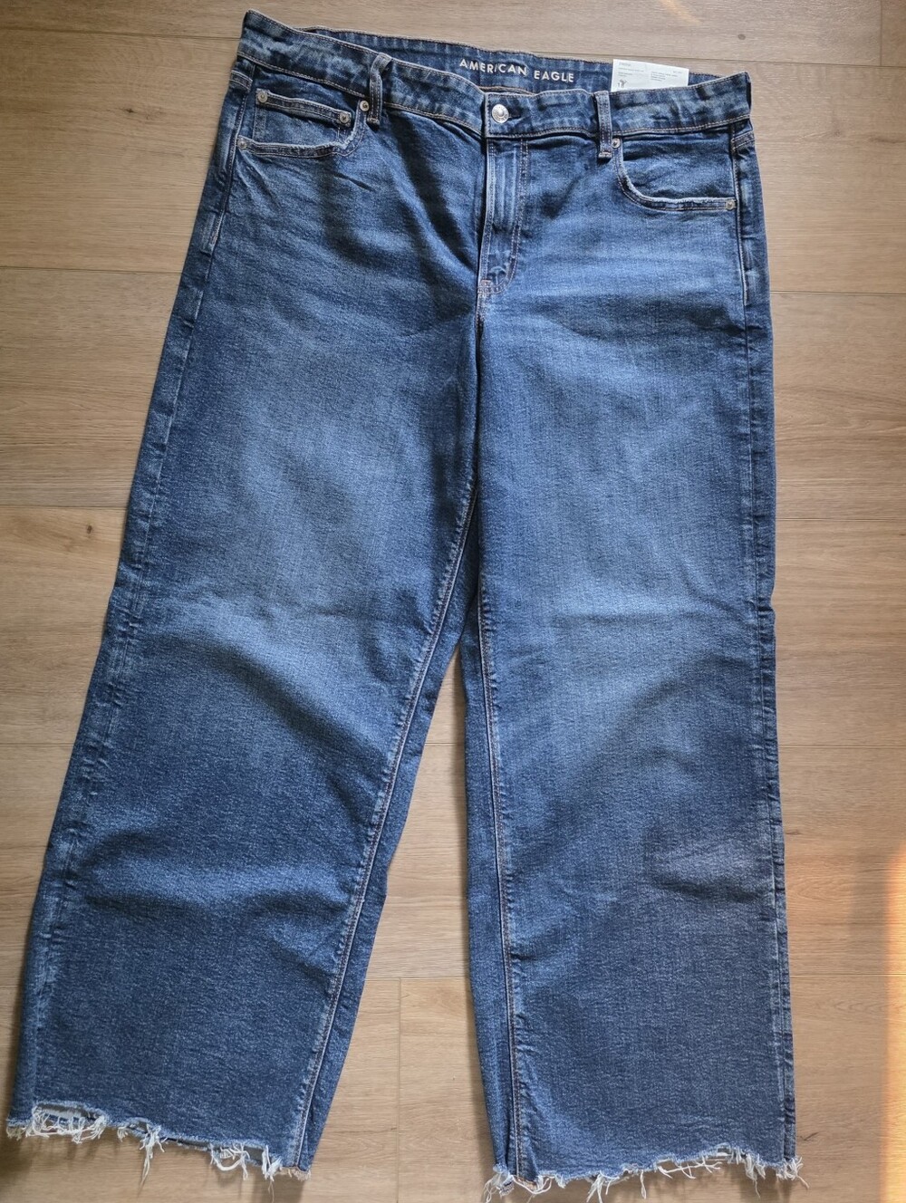 Plus size American Eagle Low-Rise Baggy Wide Leg Jeans